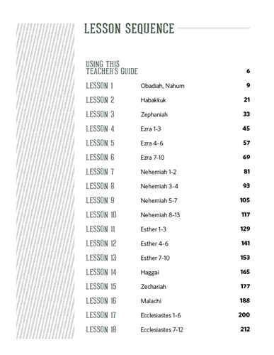 Investigating God's Word...At School, 5th Grade U3