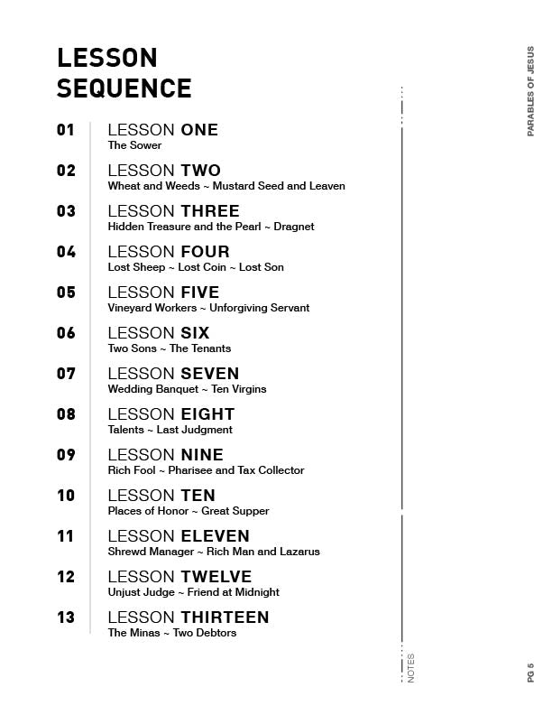 Adult Discipleship Series, New Testament: Parables of Jesus