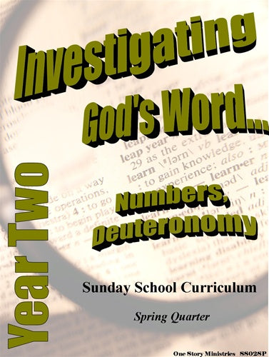 Children's Sunday School Curriculum (NIV). Year Two, Spring