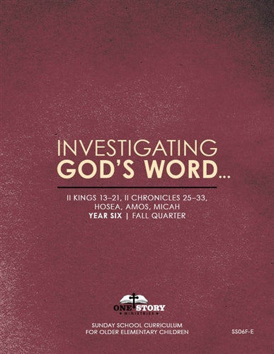 Children's Sunday School Curriculum (ESV), Complete Year Six