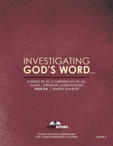 Children's Sunday School Curriculum (ESV), Complete Year Six