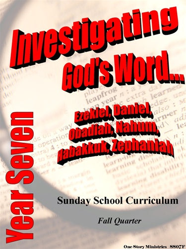 Children's Sunday School Curriculum (NIV). Year Seven, Fall