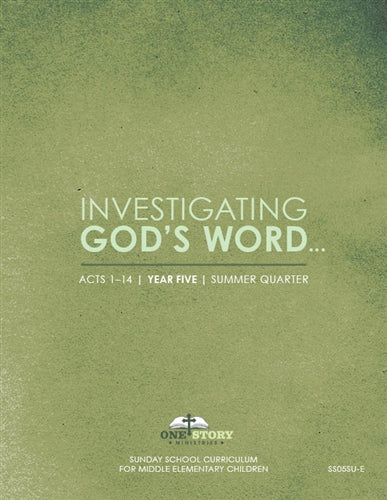 Children's Sunday School Curriculum (ESV), Complete Summer